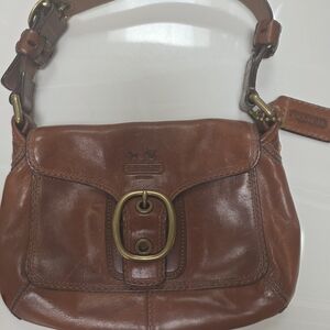 Coach Brown Leather Shoulder Bag